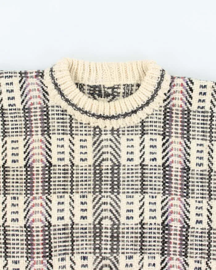 Vintage Handmade Chunky Knit Wool Jumper - L sold by Rokit product image thumbnail 3
