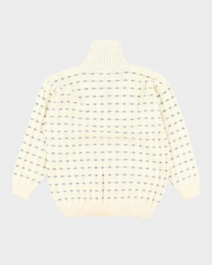 Vintage Sebsatex Alpaca Quarter Zip Jumper - M sold by Rokit product image thumbnail 2