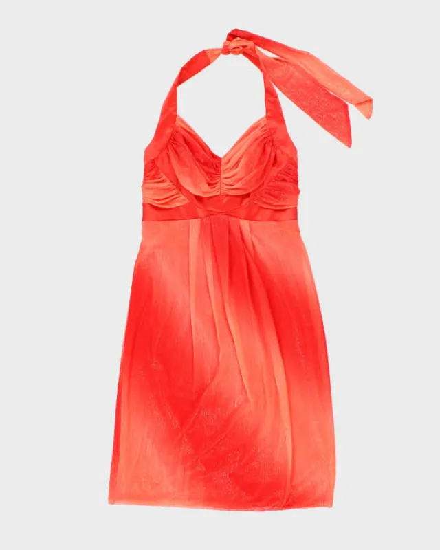 Y2k 00s Le Chateau Sparkly Halter Dress - XS sold by Rokit