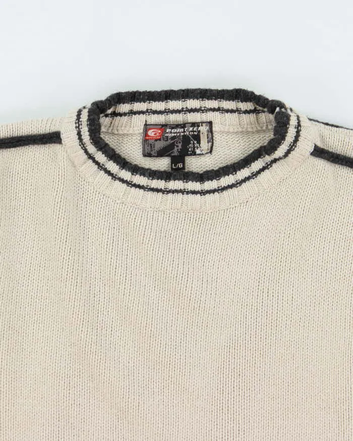Vintage 2000's Point Zero Chunky Heavyweight Knit Jumper - L sold by Rokit product image thumbnail 3
