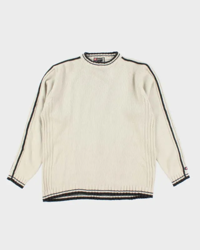 Vintage 2000's Point Zero Chunky Heavyweight Knit Jumper - L sold by Rokit