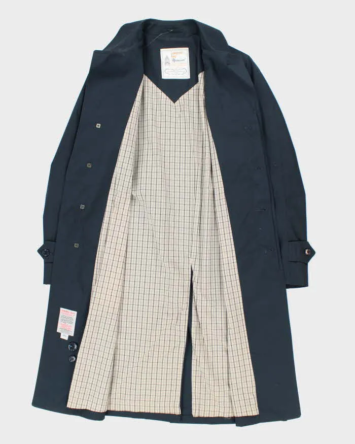 Vintage 90's London Fog Navy Heavyweight Overcoat - L sold by Rokit product image thumbnail 5