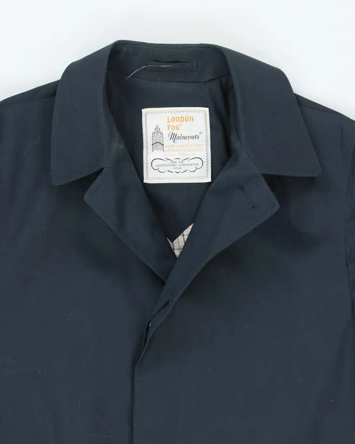 Vintage 90's London Fog Navy Heavyweight Overcoat - L sold by Rokit product image thumbnail 3