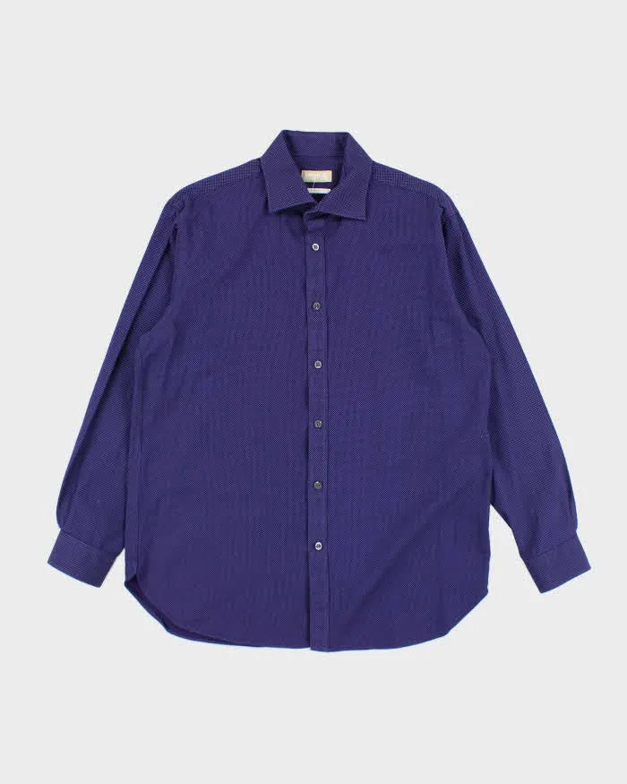Michael Kors Purple Long Sleeve Shirt - L sold by Rokit