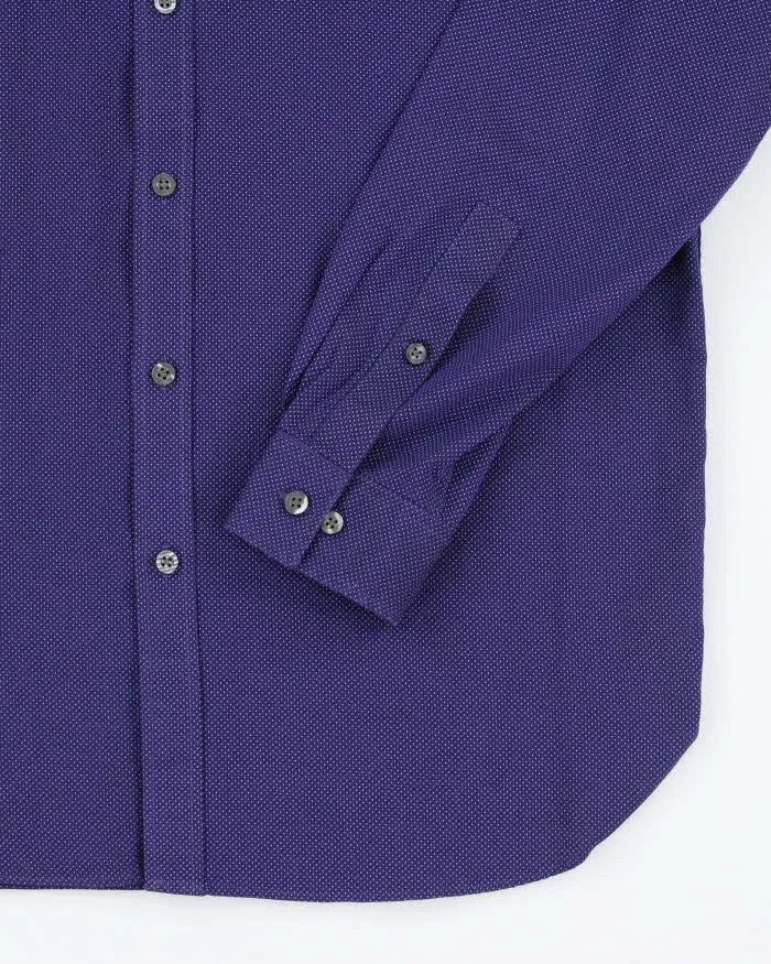 Michael Kors Purple Long Sleeve Shirt - L sold by Rokit product image thumbnail 4