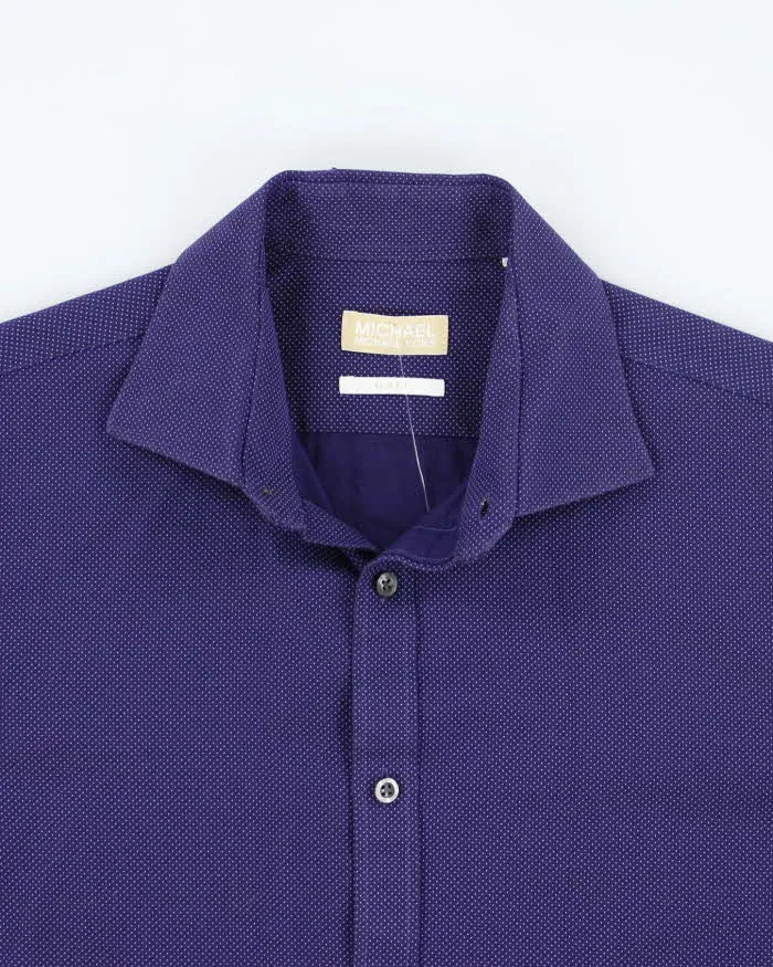 Michael Kors Purple Long Sleeve Shirt - L sold by Rokit product image thumbnail 3