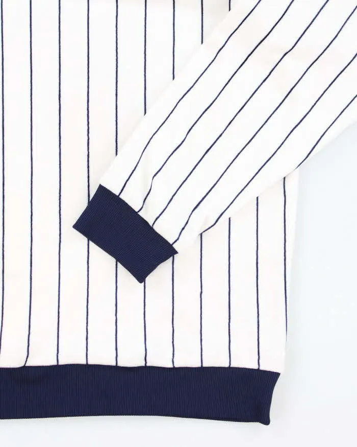 Vintage 2000's Fila Striped Velour Pullover Sweatshirt - L sold by Rokit product image thumbnail 4