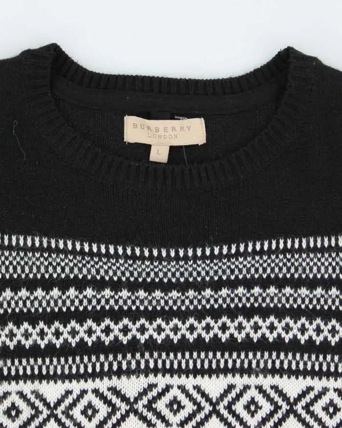 Vintage 2000's Burberry Brit Patterned Knit Jumper - M sold by Rokit product image thumbnail 3