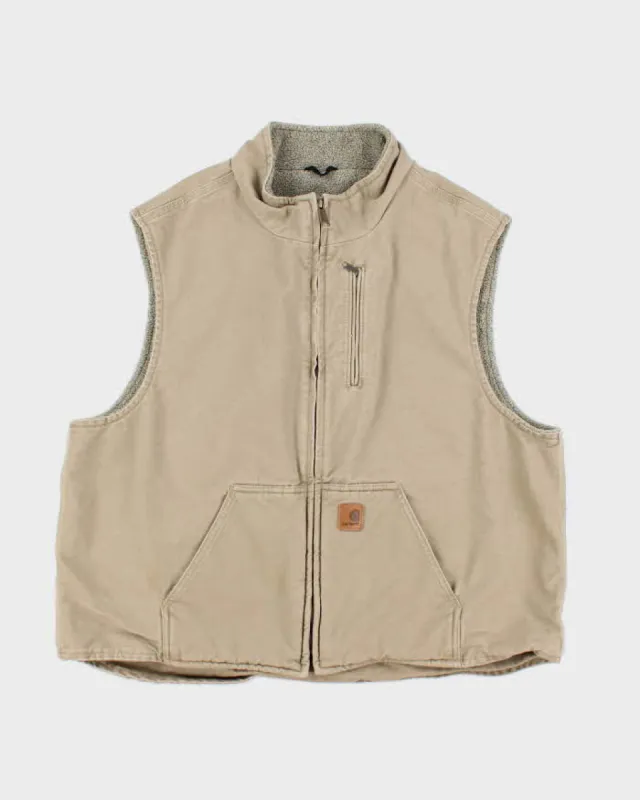 Vintage Carhartt Insulated Workwear Gilet - XXL sold by Rokit