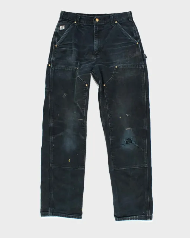 Vintage 90's Carhartt Distressed Double Knee Trousers - W28 L31 sold by Rokit