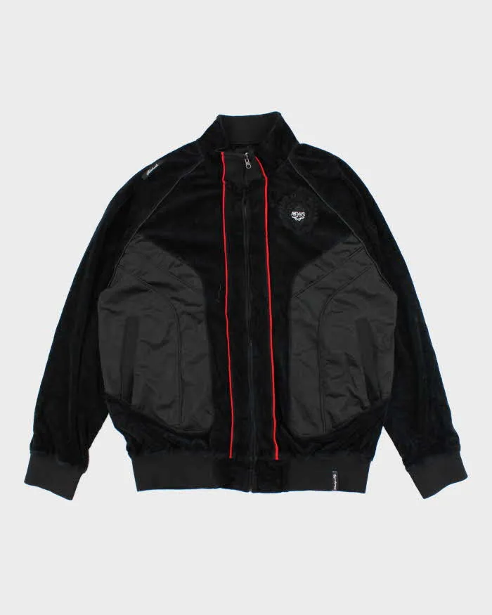 Vintage Y2K AKDMKS Overized Velvet Zip Up - L sold by Rokit