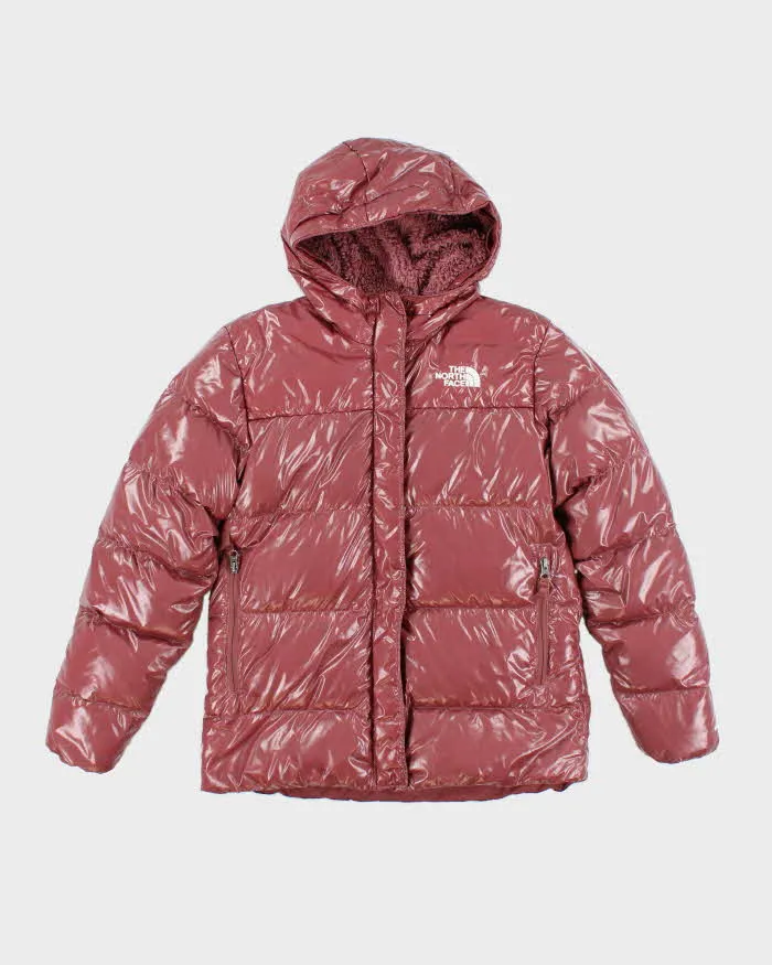 Vintage Women's The North Face Fleece Lined Hooded Puffer Jacket - M sold by Rokit