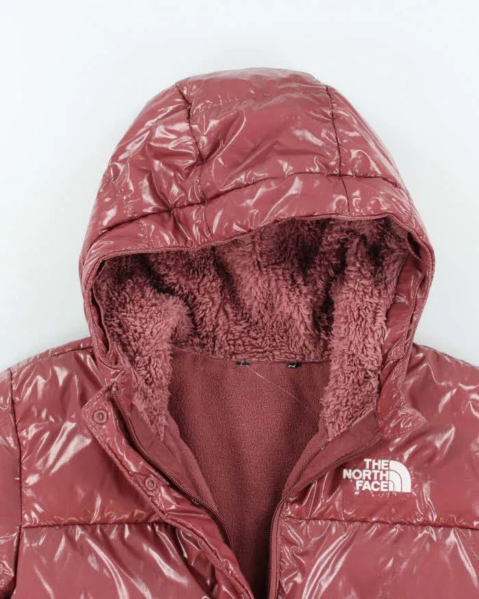 Vintage Women's The North Face Fleece Lined Hooded Puffer Jacket - M sold by Rokit product image thumbnail 3