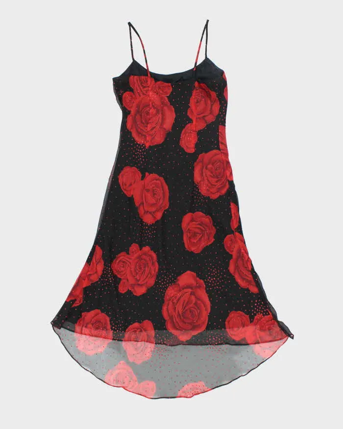 Y2k 00s Fair Weather Floral Glittery Dress - S sold by Rokit product image thumbnail 2