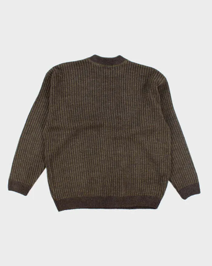 Vintage 90's London Fog Heavyweight Ribbed Knit Jumper - XL sold by Rokit product image thumbnail 2