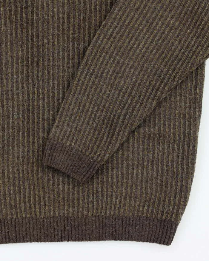 Vintage 90's London Fog Heavyweight Ribbed Knit Jumper - XL sold by Rokit product image thumbnail 4