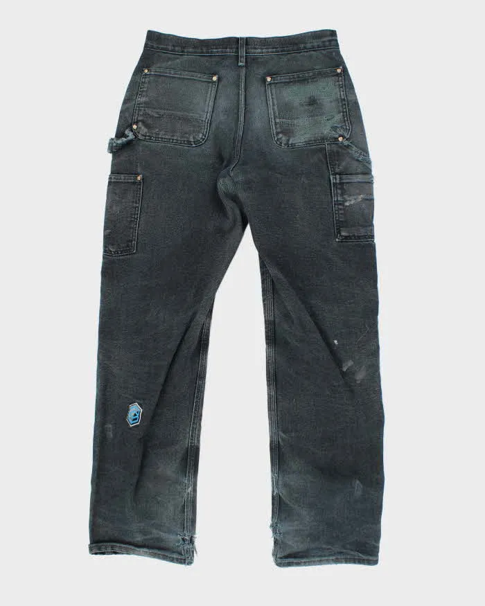 Vintage 90's Carhartt Faded Double Knee Trousers - W32 L30 sold by Rokit product image thumbnail 2