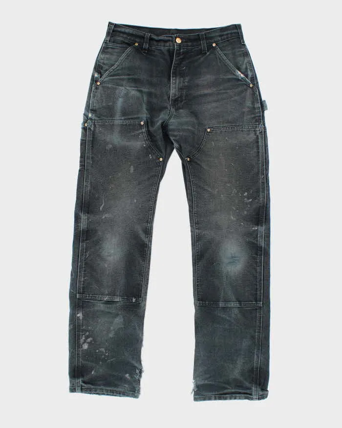 Vintage 90's Carhartt Faded Double Knee Trousers - W32 L30 sold by Rokit