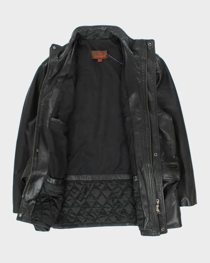 Vintage 90's Danier Heavyweight Zip Up Leather Jacket - XL sold by Rokit product image thumbnail 5