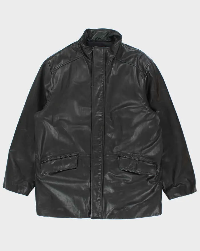 Vintage 90's Danier Heavyweight Zip Up Leather Jacket - XL sold by Rokit