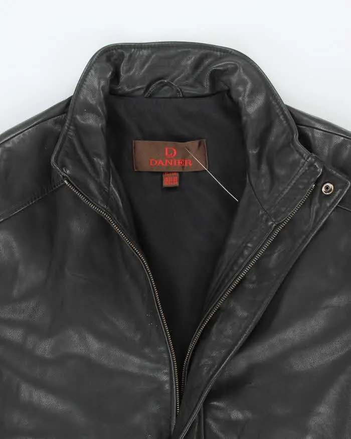 Vintage 90's Danier Heavyweight Zip Up Leather Jacket - XL sold by Rokit product image thumbnail 3