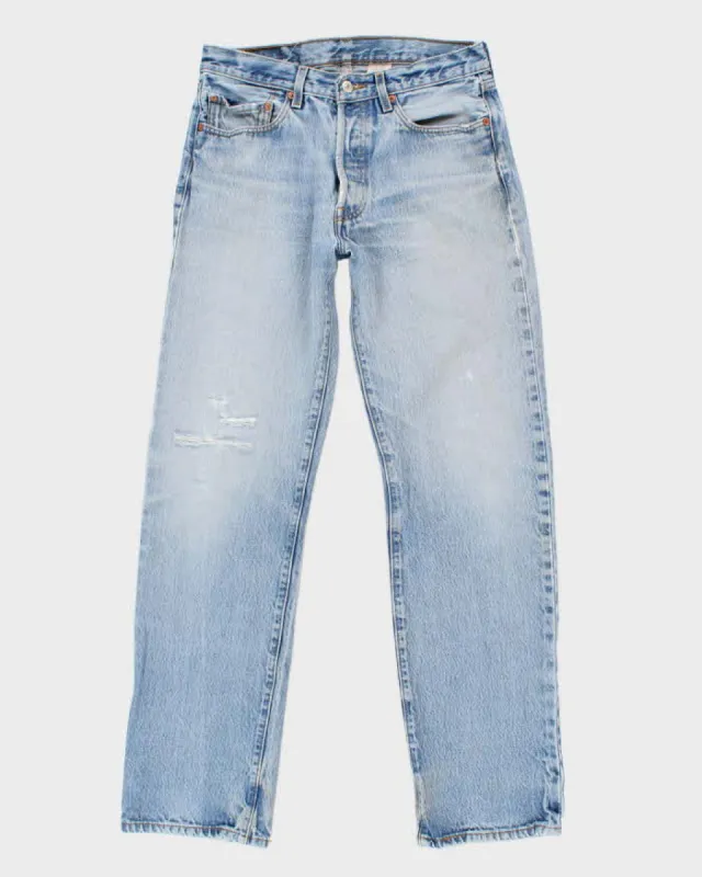 00s Levi's 501 Light Wash Jeans - W32 L33 sold by Rokit