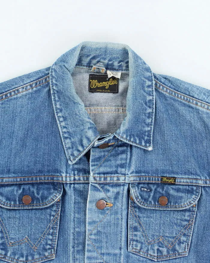Vintage 80's Lee Medium Wash Denim Jacket - M sold by Rokit product image thumbnail 3