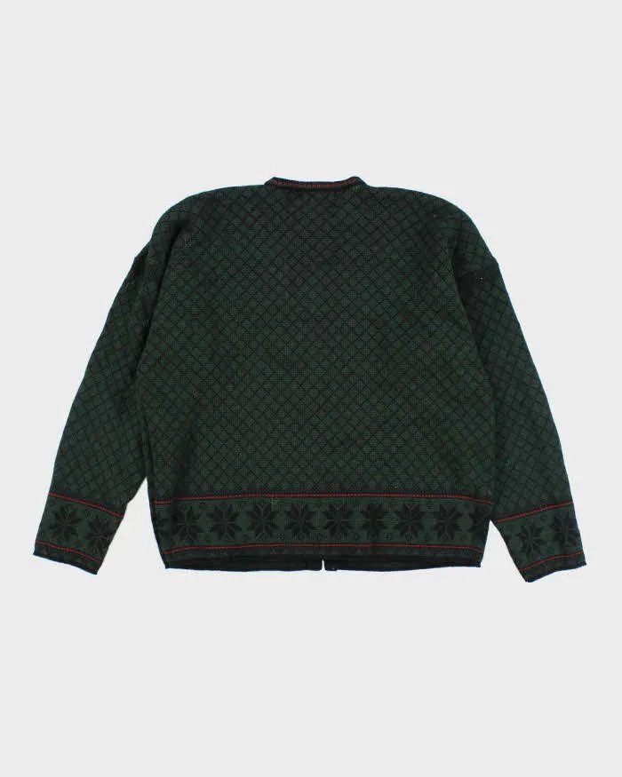 Vintage 80's Norsk Wear Clasp Close Wool Knit Cardigan - L sold by Rokit product image thumbnail 2