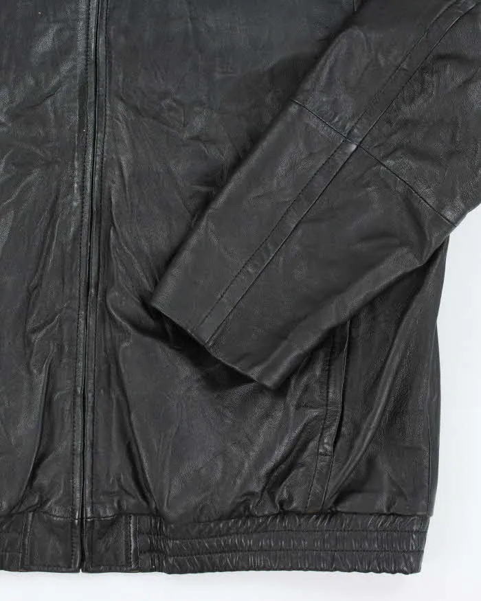 Vintage 2000's Danier Heavyweight Leather Zip Up Jacket - XXL sold by Rokit product image thumbnail 4
