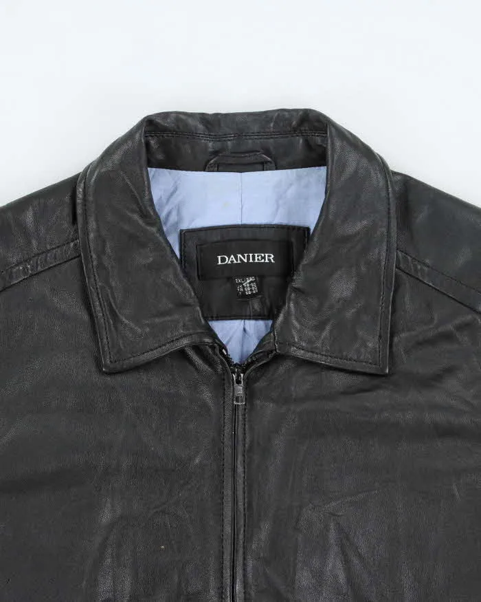Vintage 2000's Danier Heavyweight Leather Zip Up Jacket - XXL sold by Rokit product image thumbnail 3