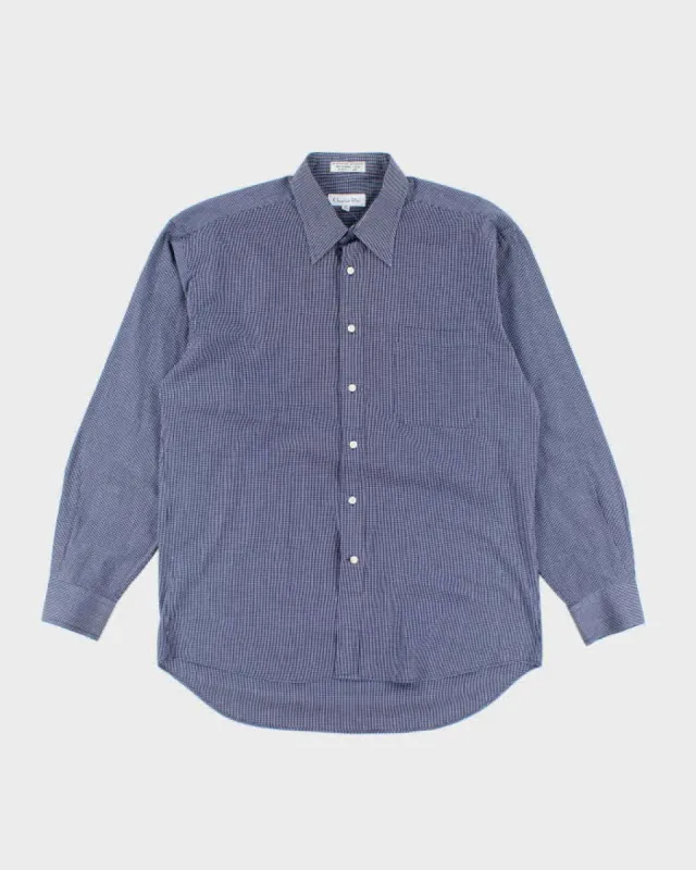 Vintage Christian Dior Checked Long Sleeve Shirt - L sold by Rokit