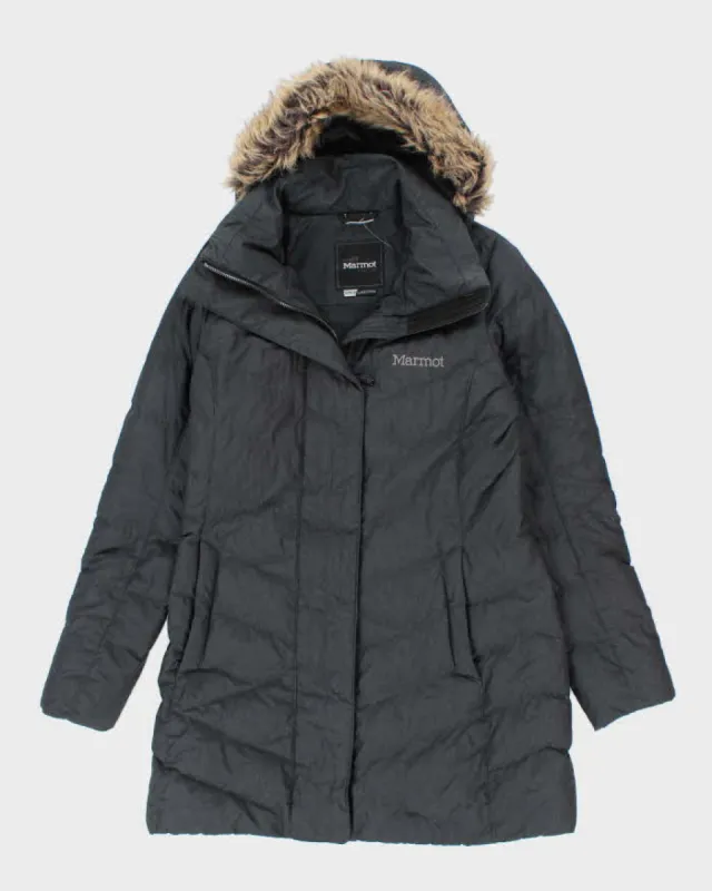 Vintage 2000's Marmot Insulated Fur Collared Parka Jacket - S sold by Rokit