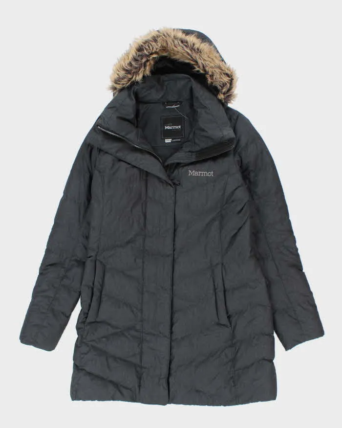 Vintage 2000's Marmot Insulated Fur Collared Parka Jacket - S sold by Rokit