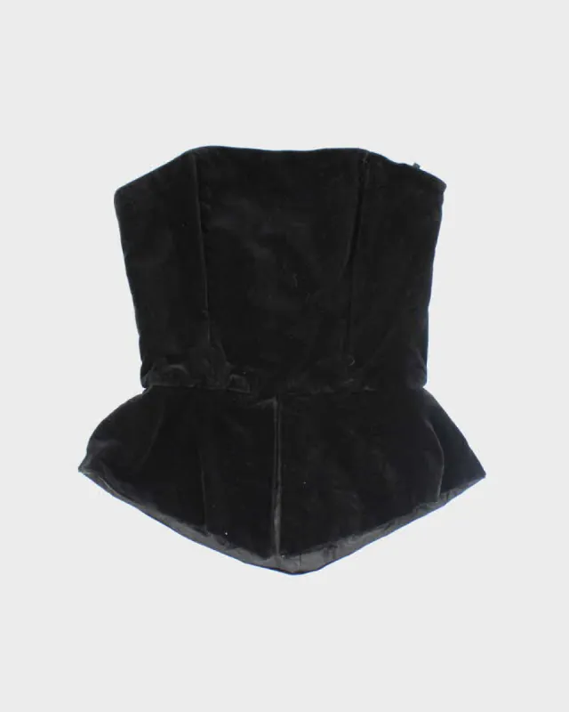 Vintage Hoffman Velvet Corset - S sold by Rokit