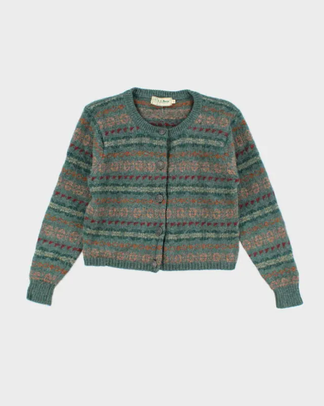 Vintage L.L. Bean Wool Cardigan - S sold by Rokit
