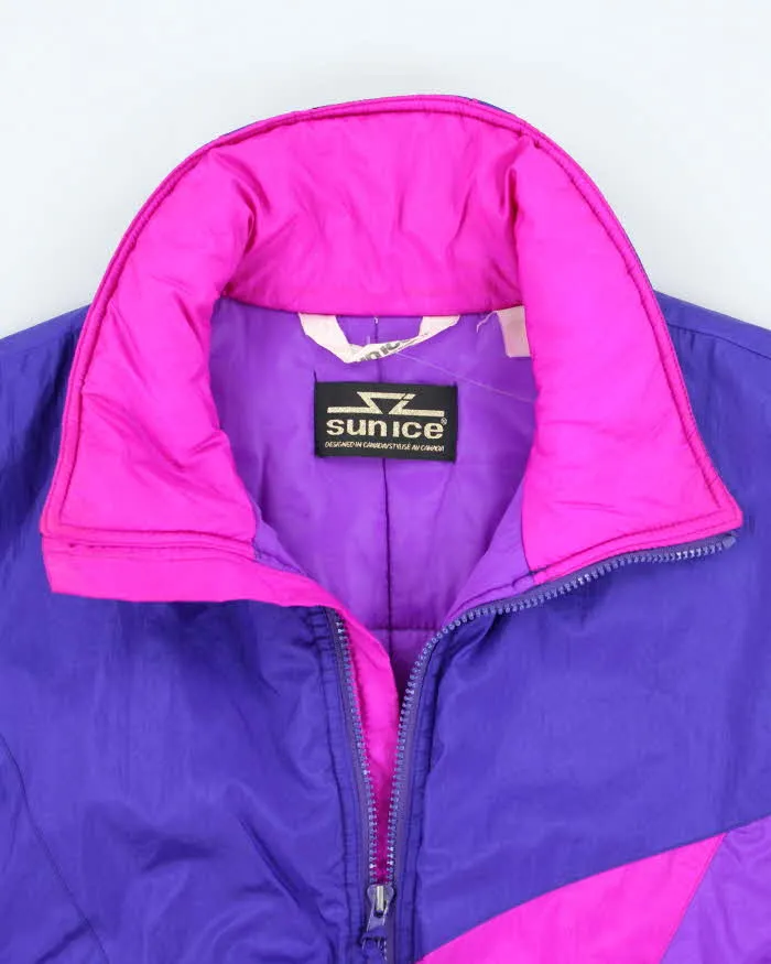 Vintage 80's Women's Sunice Insulated Cropped Ski Jacket - M sold by Rokit product image thumbnail 3