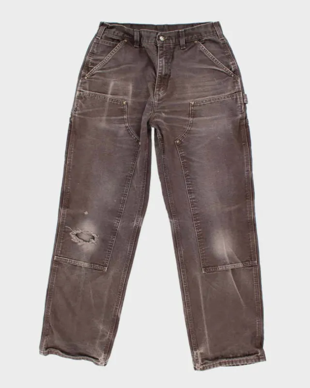 Vintage 90's Carhartt Heavyweight Double Knee Carpenter Trousers - W30 L29 sold by Rokit