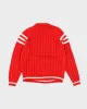 Adidas Red Knit Jumper - M sold by Rokit