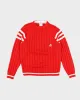 Adidas Red Knit Jumper - M sold by Rokit