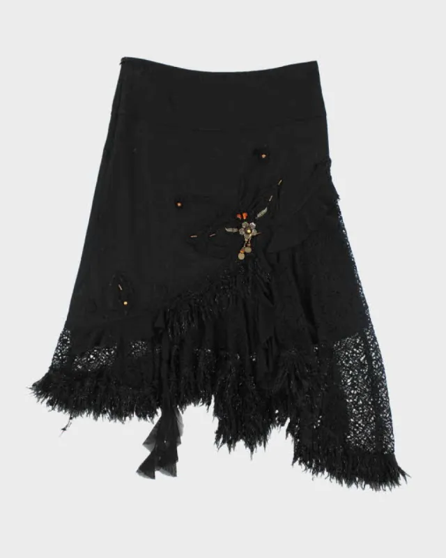 Vintage 90s Meilimeina Asymmetric Skirt - S sold by Rokit