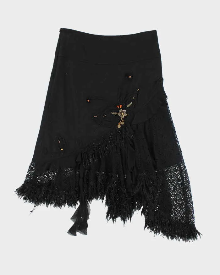 Vintage 90s Meilimeina Asymmetric Skirt - S sold by Rokit