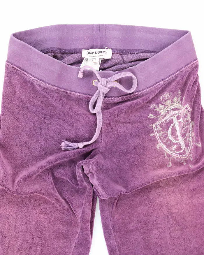 Vintage Y2K Women's Juicy Couture Sequined Tracksuit Bottoms - S sold by Rokit product image thumbnail 3