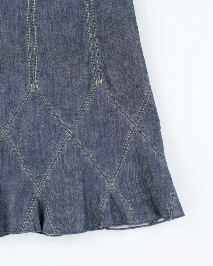 Y2k 00s DKNY Denim Skirt - M sold by Rokit product image thumbnail 4
