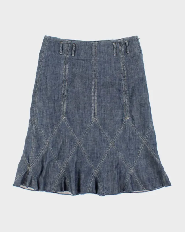 Y2k 00s DKNY Denim Skirt - M sold by Rokit