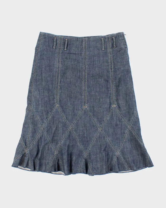 Y2k 00s DKNY Denim Skirt - M sold by Rokit