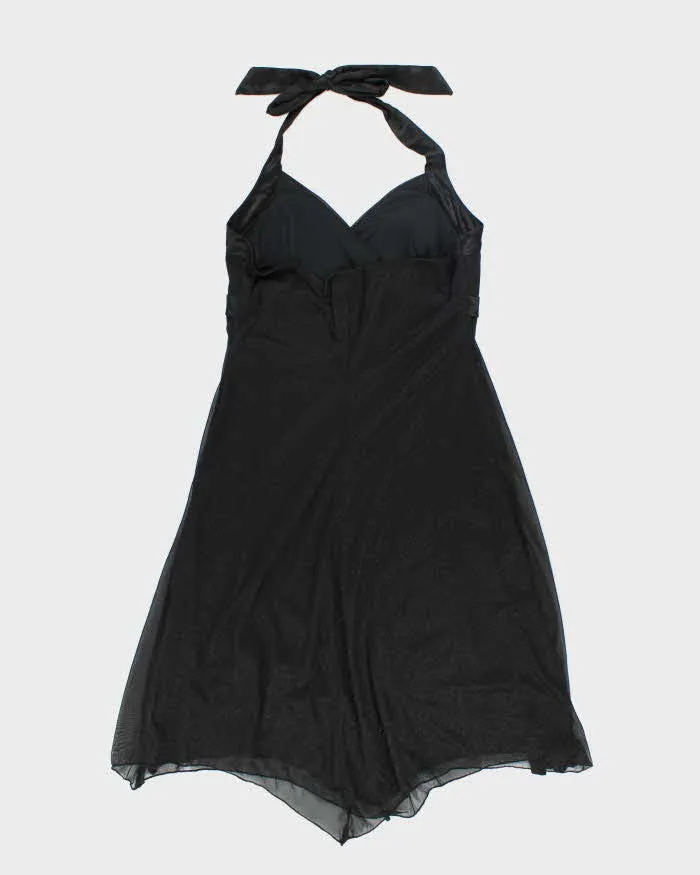 Y2k 00s Jessica Halter Neck Sparkly Dress - S sold by Rokit product image thumbnail 2