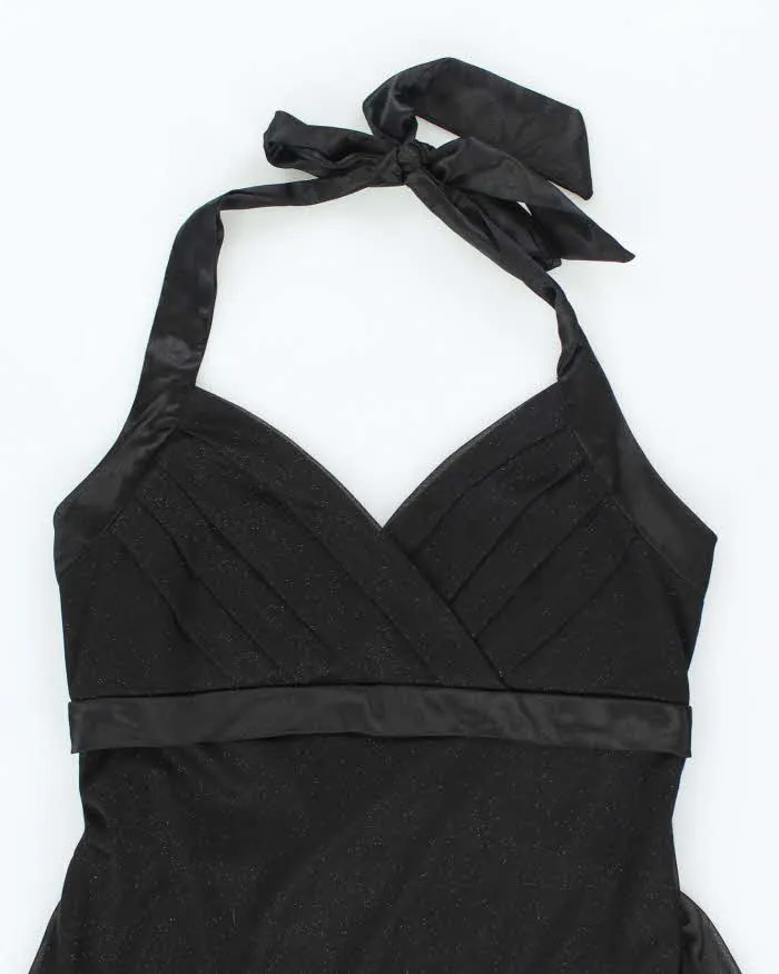 Y2k 00s Jessica Halter Neck Sparkly Dress - S sold by Rokit product image thumbnail 3
