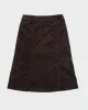 Vintage 90s Bess Checked Corduroy Skirt - S sold by Rokit