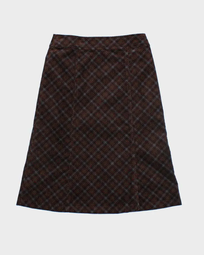 Vintage 90s Bess Checked Corduroy Skirt - S sold by Rokit product image thumbnail 2