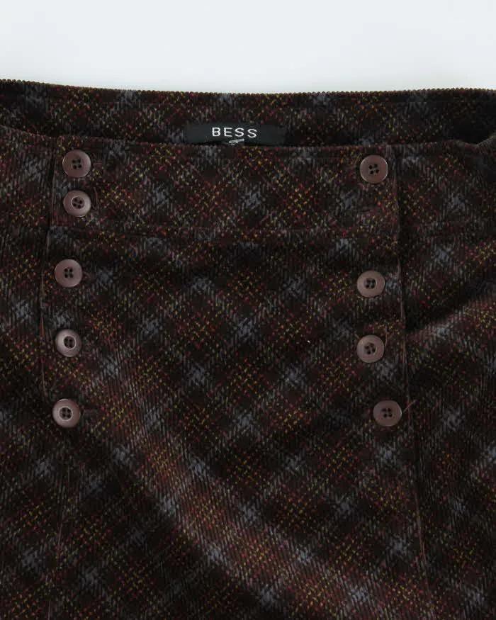 Vintage 90s Bess Checked Corduroy Skirt - S sold by Rokit product image thumbnail 3